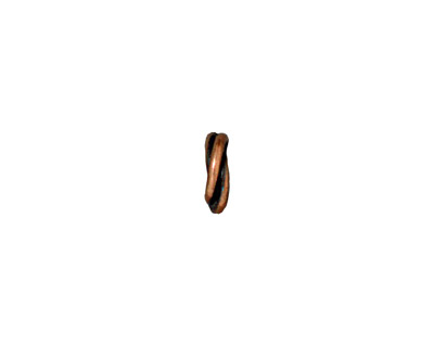 TierraCast Antique Copper (plated) Twisted Spacer 2x8mm