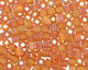TOHO Transparent Rainbow Frosted Dark Topaz Cube 1.5mm Seed Bead