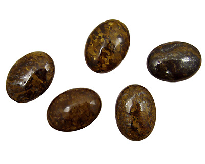 Bronzite Oval Cabochon 18x25mm