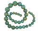 Turquoise Mosaic Magnesite Round Graduated 10-20mm