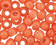 TOHO Milky Grapefruit (with Silver Lining) Round 6/0 Seed Bead