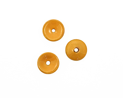 C-Koop Enameled Metal Dark Mustard Chip 3-4x12-13mm