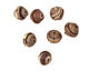 African Paper (mauve, ivory, burgundy) Bicone 12x13mm