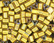 TOHO Crystal (with Yellow Lining) Triangle 11/0 Seed Bead
