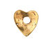 Green Girl Bronze Heart & Key Toggle 20x21mm, 22mm bar