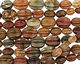 Red Creek Jasper Graduated Carved Melon 15x10-32x25mm