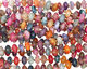 Rainbow Fire Agate Rondelle 5-7x12mm