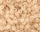 TOHO Ceylon Frosted Light Ivory Round 11/0 Seed Bead