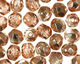 Czech Fire Polished Glass Apollo (Gold) Round 4mm