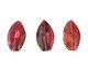 Patricia Healey Copper Ridged Leaf 26x15mm