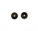 C-Koop Enameled Metal Black Chip 3-4x12-13mm