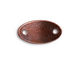 TierraCast Antique Copper (plated) Rock & Roll Oval Link 25x13mm