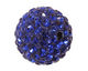 Cobalt Pave Round 12mm (1.5mm hole)