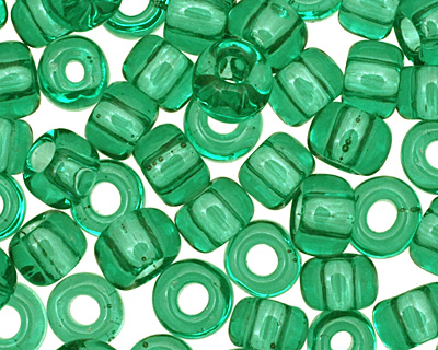 TOHO Transparent Beach Glass Green Round 6/0 Seed Bead