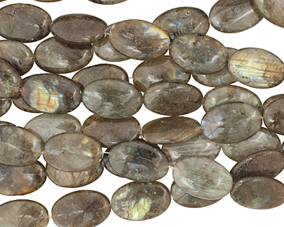 Labradorite Flat Oval 30x20mm