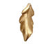 Lucite Gold Twisted Leaf 14x37mm