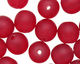 Czech Glass Matte Garnet Round 6mm