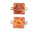 Patricia Healey Copper Paw Print Large Horizontal Link 33x21mm