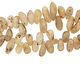 Rutilated Quartz Tumbled Nugget Drop 14-16x26-40mm