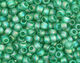 TOHO Transparent Rainbow Frosted Dark Peridot Round 11/0 Seed Bead