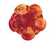 Patricia Healey Copper Stacked Flower Pendant 41mm