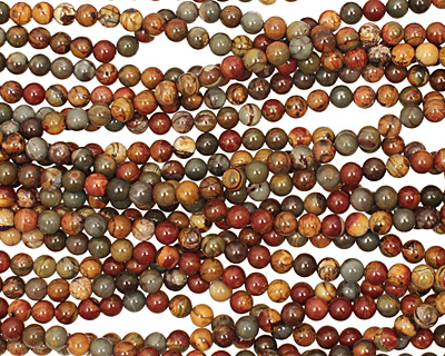 Red Creek Jasper Round 6mm