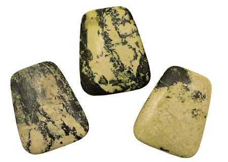 Yellow Turquoise Trapezoid Pendant 45x55mm
