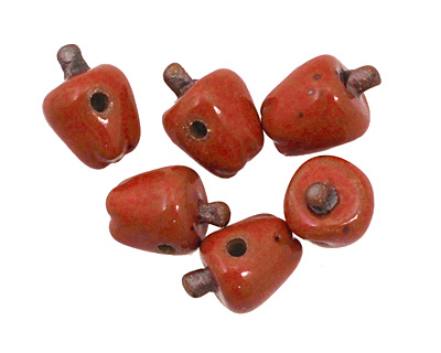 Kylie Parry Ceramic Apple 12-13x17-18mm