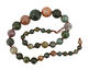 Fancy Jasper Faceted Round Graduated 8-20mm
