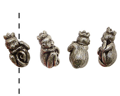 Green Girl Pewter Monkey King 25x13mm