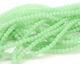 Light Opaque Green Recycled Glass Round 6mm