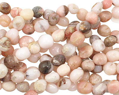 Pink Opal Tumbled Nugget 9-13x8-10mm