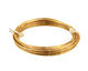 German Style Wire Gold (plated) Round 22 gauge, 10 meters