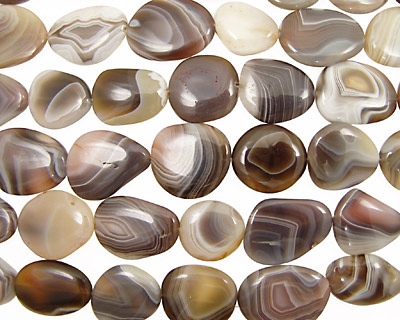 Botswana Agate Flat Freeform Slab 21-35x18-25mm