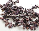 Purple Impression Jasper Flat Freeform Drop 7-15x12-30mm