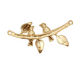 Ezel Findings Matte Gold (plated) Birds on the Branch Link 35x18mm