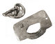 Green Girl Pewter Nesting Bird Toggle 32x20mm, 20mm bar