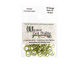 Peridot Enameled Copper Round Jump Ring 8mm, 18 gauge