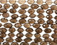 Smoky Quartz Faceted Flat Oval 11-16x8-11mm