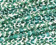 Green & White Wave Agate Faceted Round 8mm