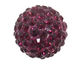 Violet Pave Round 12mm