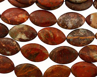 African Rainbow Agate Horse Eye 39x25mm