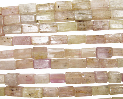 Kunzite Brick 12-20x9mm