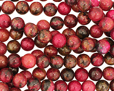 Red Turtle Jasper Round 14mm