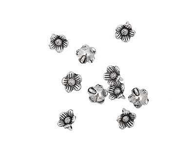 Pewter Daisy Dangle 10mm