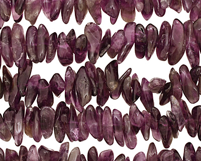 Amethyst Side Drilled Nugget 5-8x17-25mm