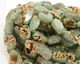 Prehnite Faceted Freeform Nugget Graduated 26-34x17-18mm