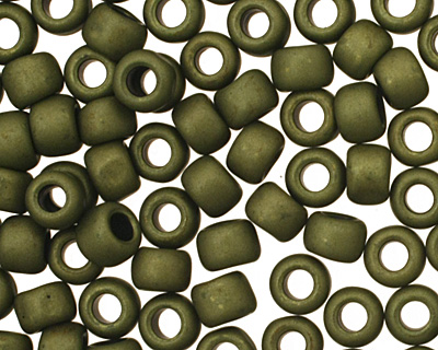 TOHO Matte Dark Olive Round 8/0 Seed Bead