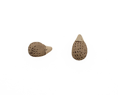 Humble Beads Polymer Clay Baby Hedgie 11-12x12-13mm
