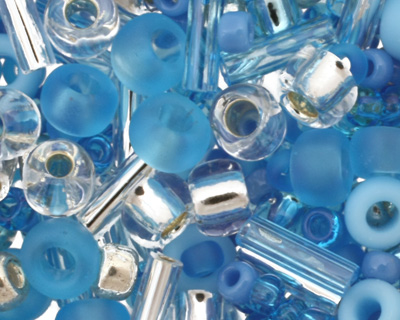 TOHO Aozora Blue/Silver Seed Bead Mix